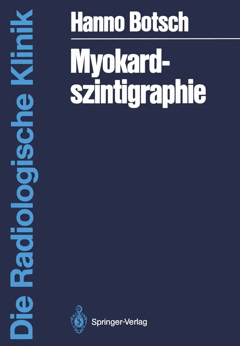 Cover: 9783540172246 | Myokardszintigraphie | Hanno Botsch | Taschenbuch | viii | Deutsch