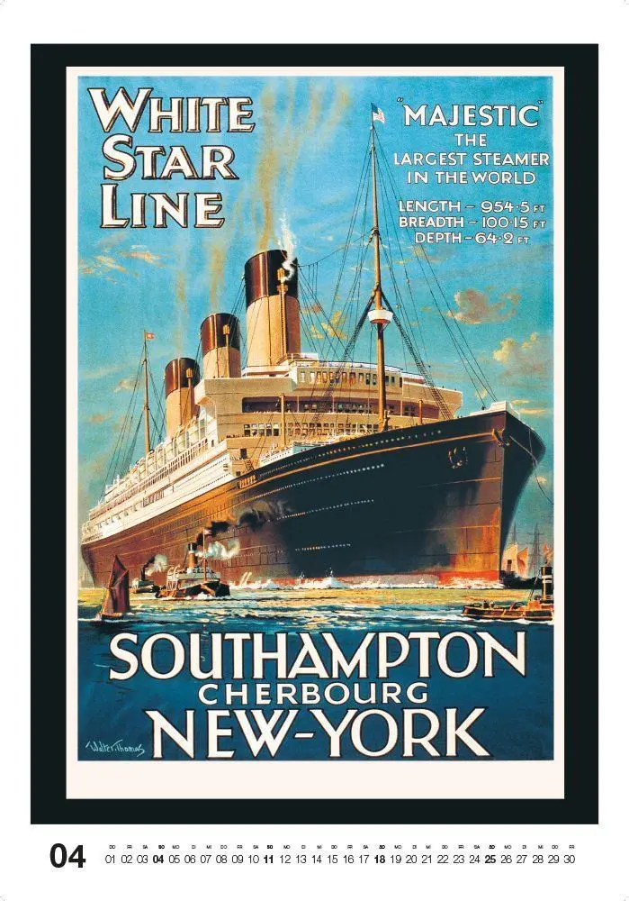 Bild: 9783667132246 | Historische Schiffsplakate 2027 | Kalender | Kalender | 14 S. | 2027