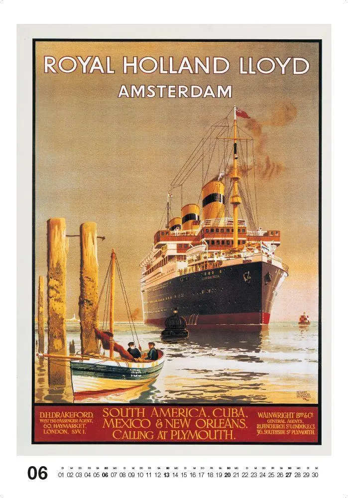 Bild: 9783667132246 | Historische Schiffsplakate 2027 | Kalender | Kalender | 14 S. | 2027