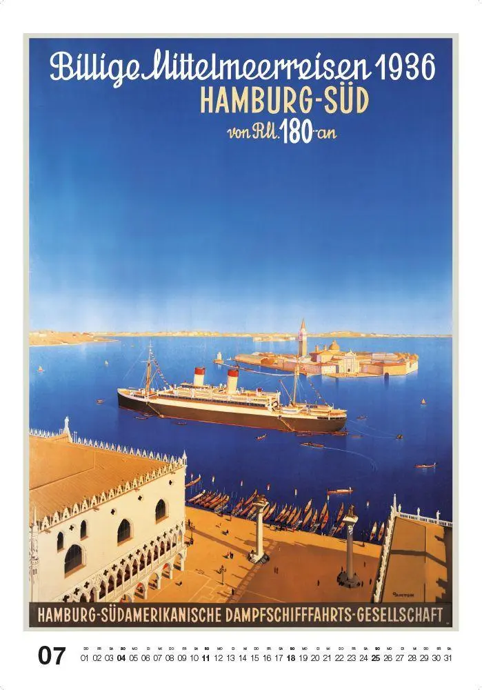 Bild: 9783667132246 | Historische Schiffsplakate 2027 | Kalender | Kalender | 14 S. | 2027