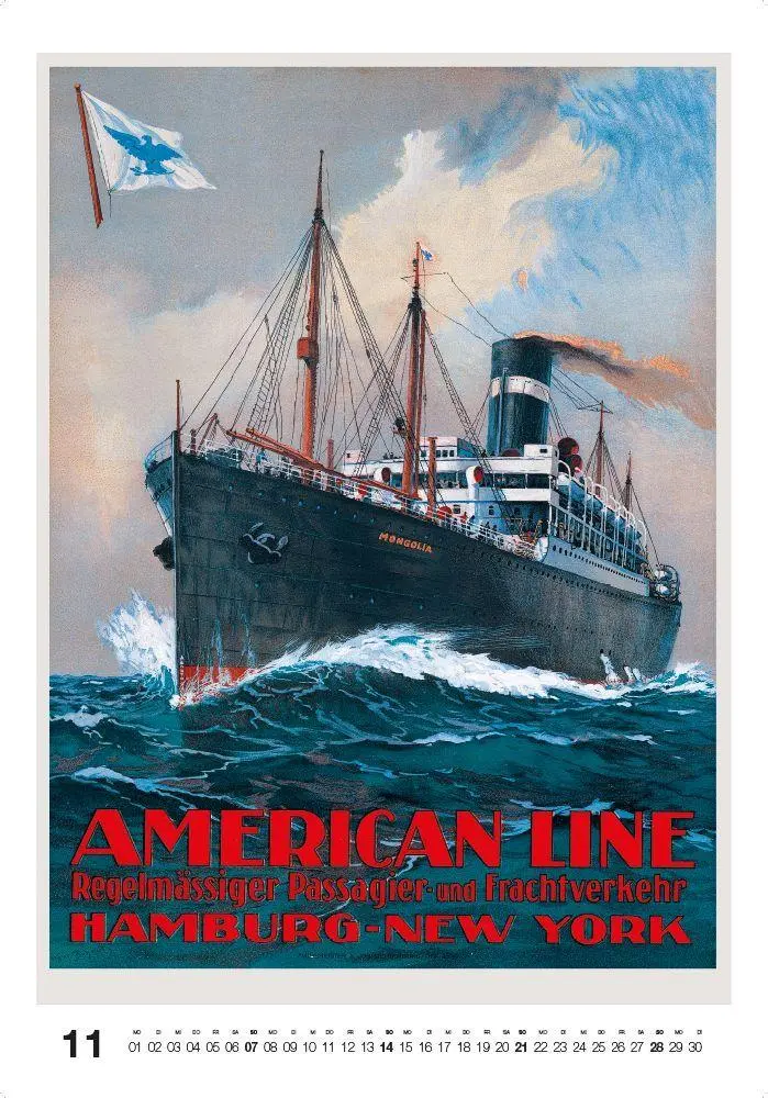 Bild: 9783667132246 | Historische Schiffsplakate 2027 | Kalender | Kalender | 14 S. | 2027