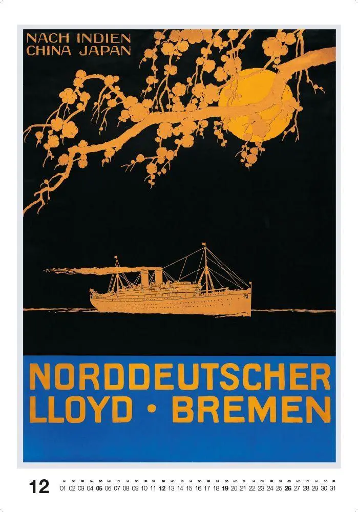 Bild: 9783667132246 | Historische Schiffsplakate 2027 | Kalender | Kalender | 14 S. | 2027