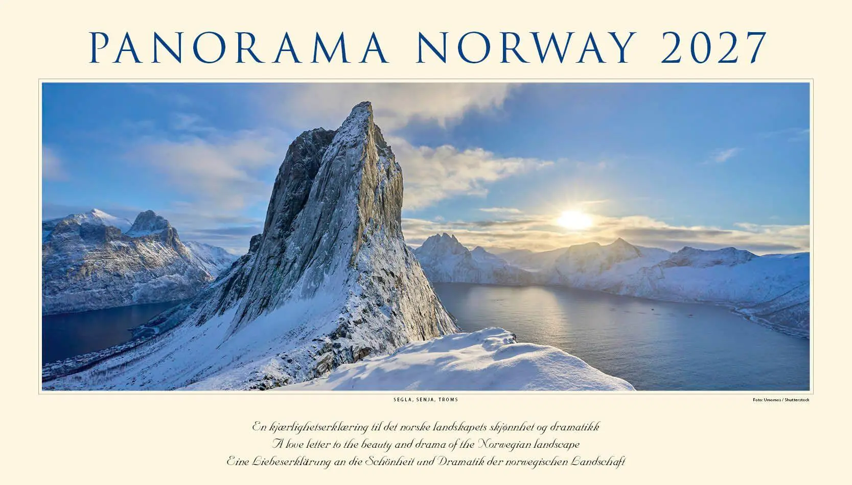 Cover: 9783930232246 | Panorama Norwegen 2027 Wandkalender | Kalenderforlaget | Kalender