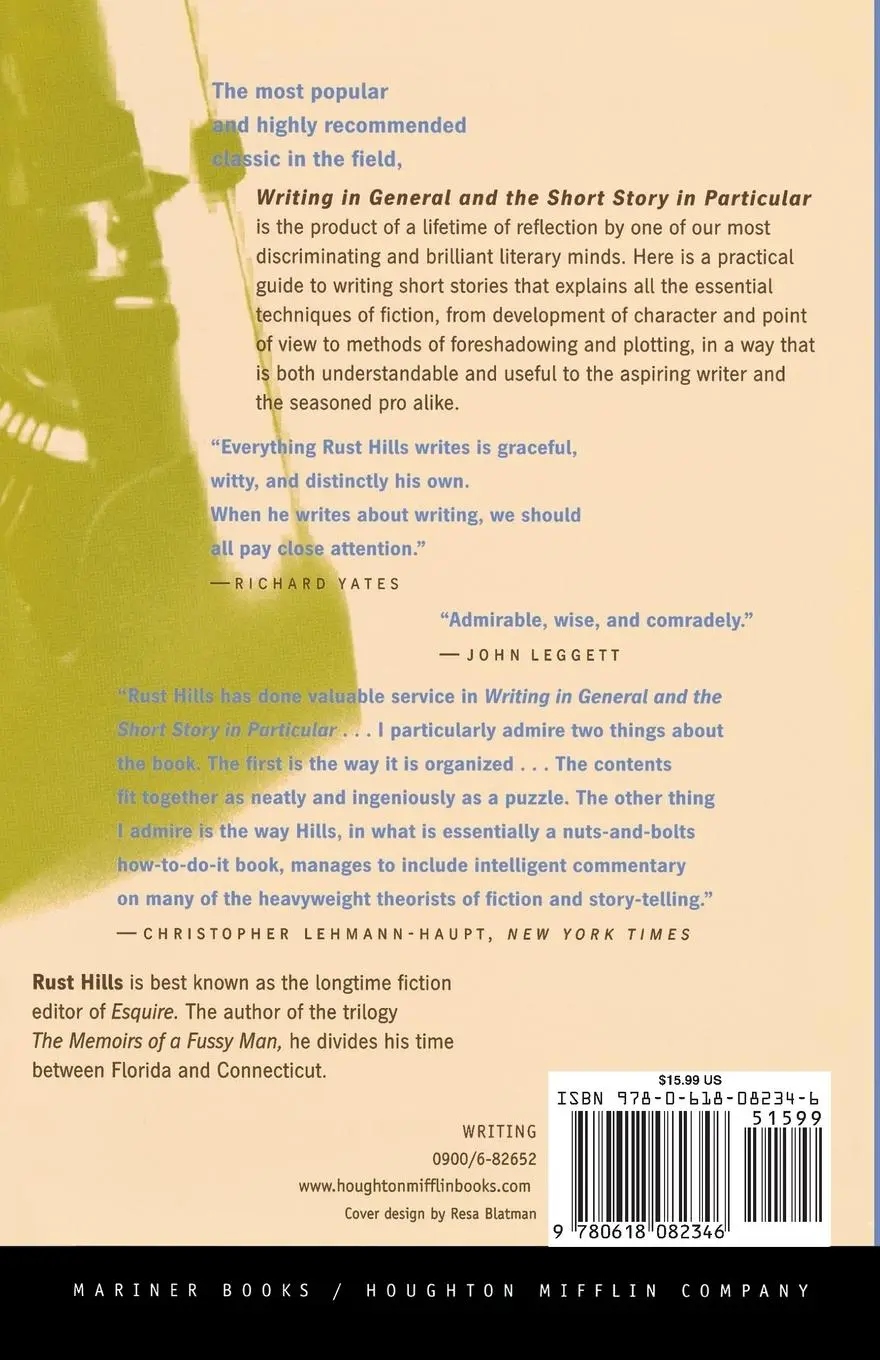Rückseite: 9780618082346 | Writing in General and the Short Story in Particular | Rust Hills