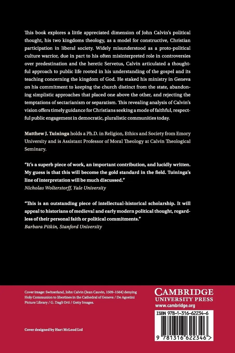 Rückseite: 9781316622346 | Calvin's Political Theology and the Public Engagement of the Church