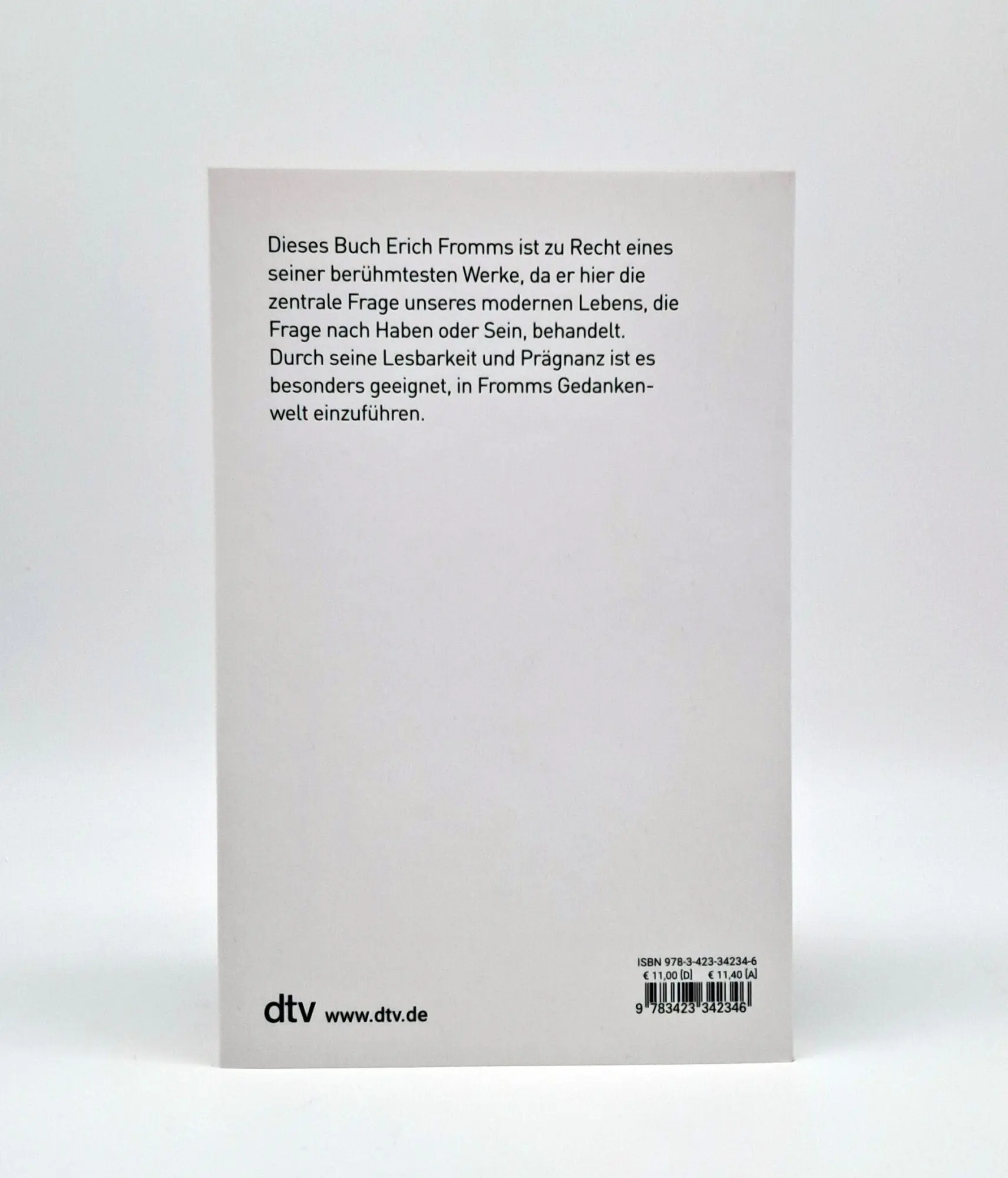 Bild: 9783423342346 | Haben oder Sein | Erich Fromm | Taschenbuch | 288 S. | Deutsch | 2005