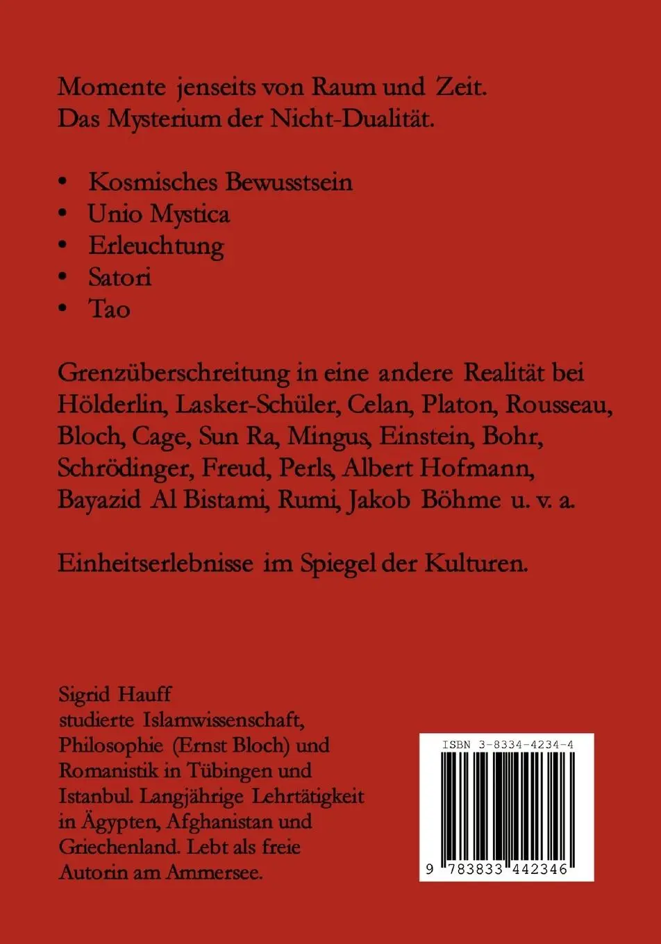 Rückseite: 9783833442346 | Der Zinnteller-Reflex | Nicht-Dualität als Ereignis | Sigrid Hauff