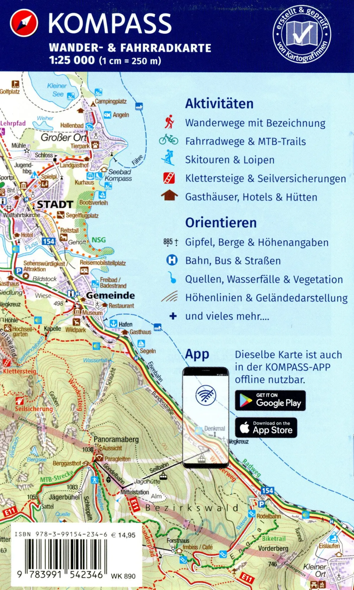 Bild: 9783991542346 | KOMPASS Wanderkarte 890 Münstertal, Nördliches Markgräflerland,...