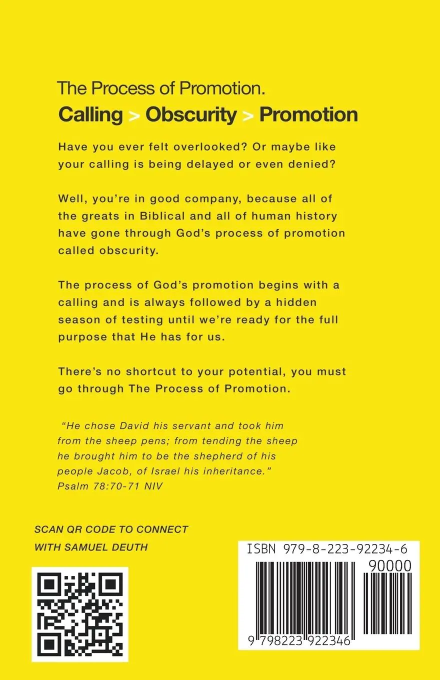 Rückseite: 9798223922346 | The Process of Promotion | Samuel Deuth | Taschenbuch | Englisch