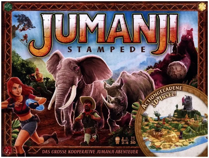Cover: 681147032446 | BGM Jumanji Stampede (Spiel) | Spiel | In Karton | 32446 | Deutsch