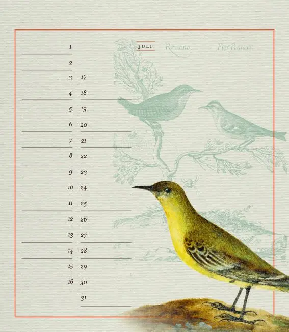 Bild: 4250915932446 | Pasta für Nachtigallen Geburtstagskalender | Stephan Schöll | Kalender