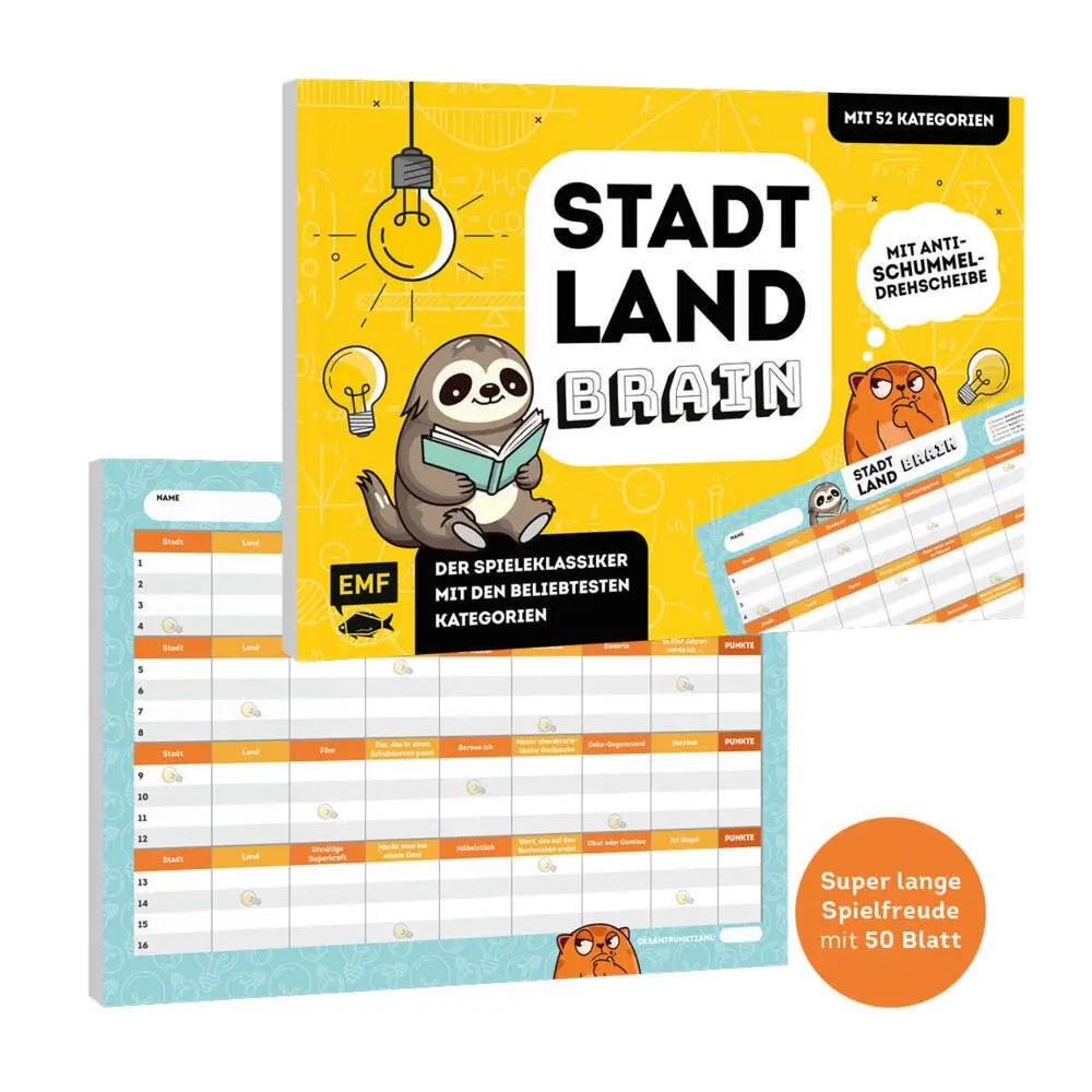 Bild: 4260478342446 | Stadt, Land, Brain - Der Spieleklassiker mit den beliebtesten...