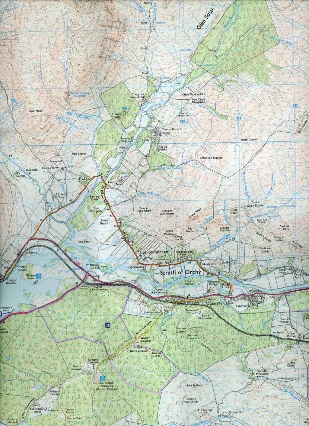 Bild: 9780319472446 | Loch Etive and Glen Orchy | Ordnance Survey | (Land-)Karte | Englisch