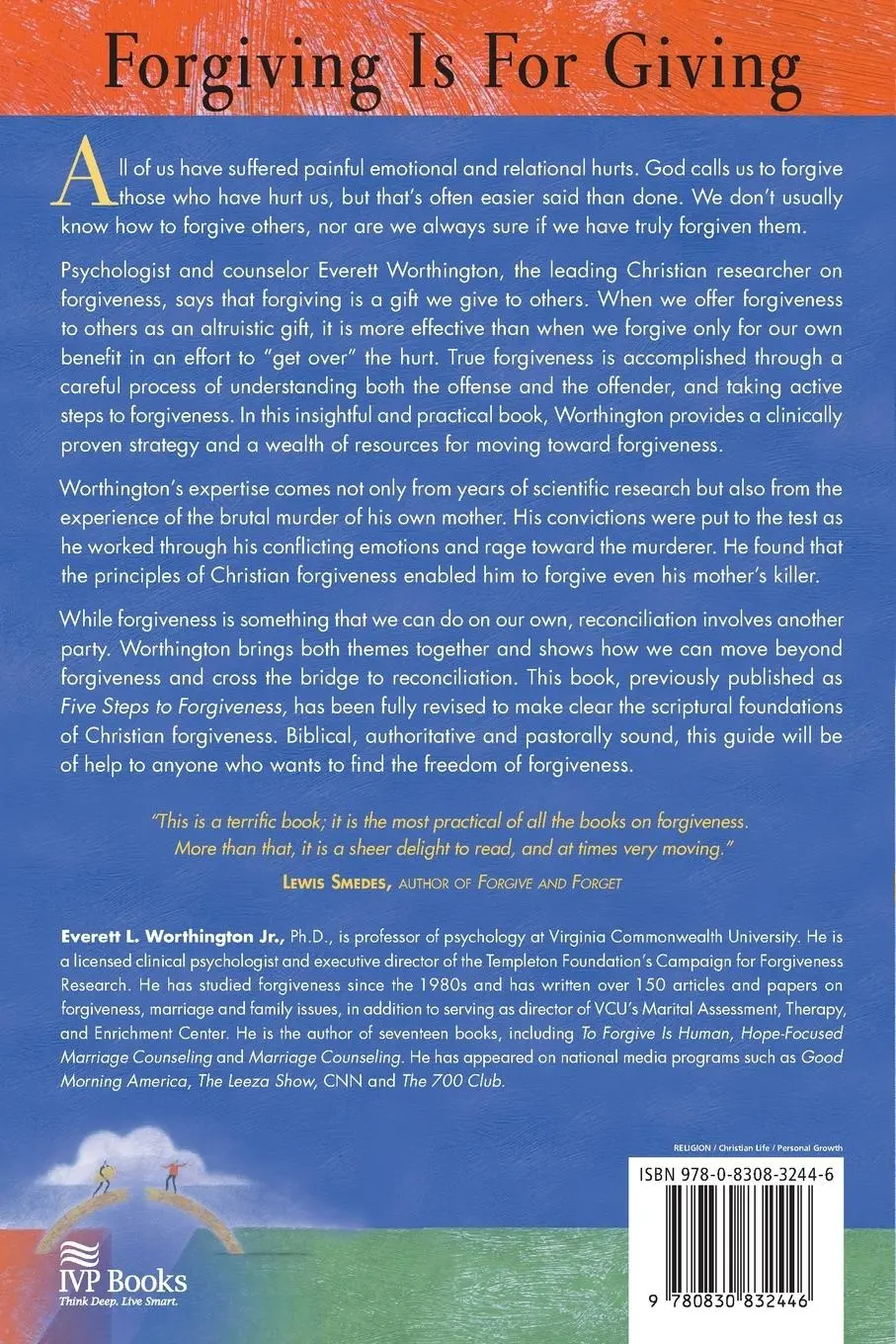 Rückseite: 9780830832446 | Forgiving and Reconciling | Bridges to Wholeness and Hope | Jr. | Buch