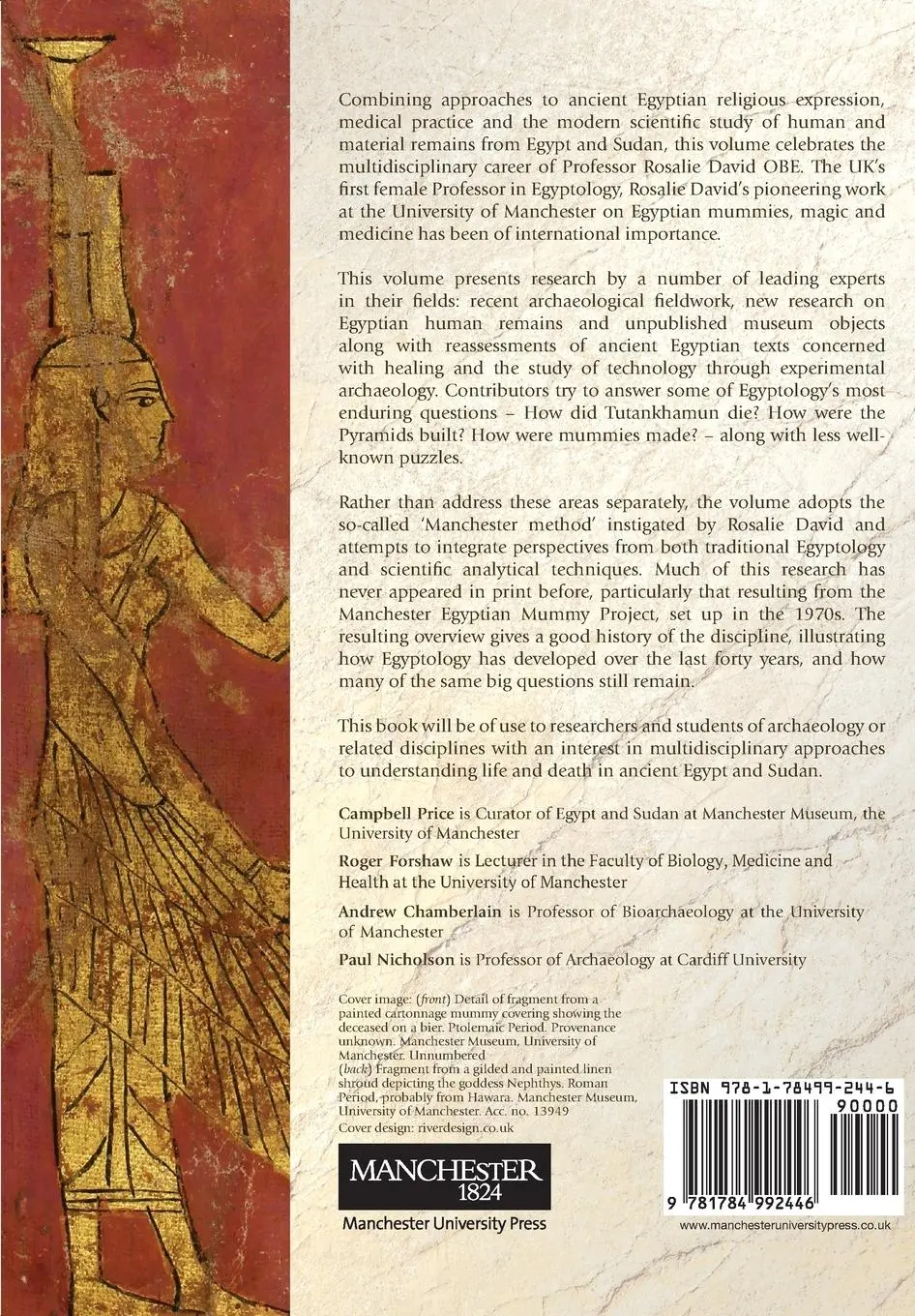 Rückseite: 9781784992446 | Mummies, magic and medicine in ancient Egypt | Campbell Price (u. a.)