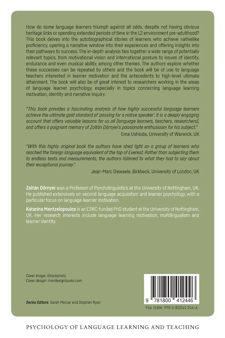 Rückseite: 9781800412446 | Lessons from Exceptional Language Learners Who Have Achieved...