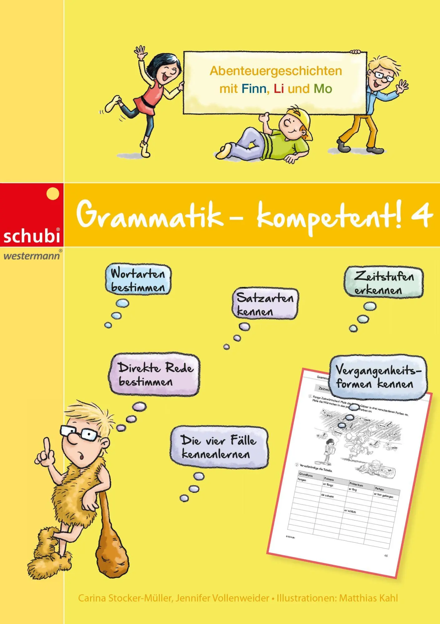 Cover: 9783039762446 | Grammatik - kompetent! 4 | Abenteuergeschichten mit Finn, Li und Mo