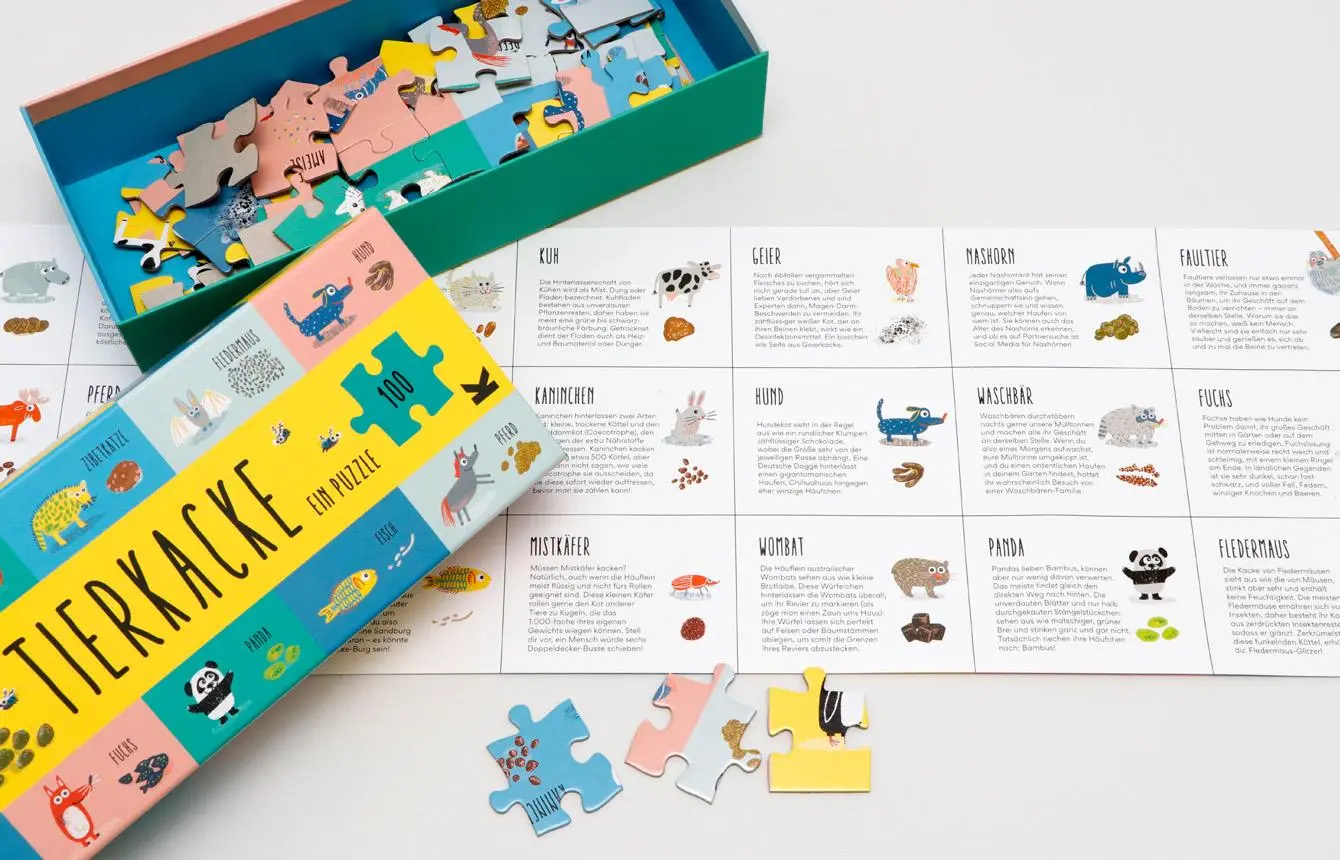 Bild: 9783962442446 | Tierkacke | Ein Puzzle | Aidan Onn (u. a.) | Spiel | 100 S. | Deutsch