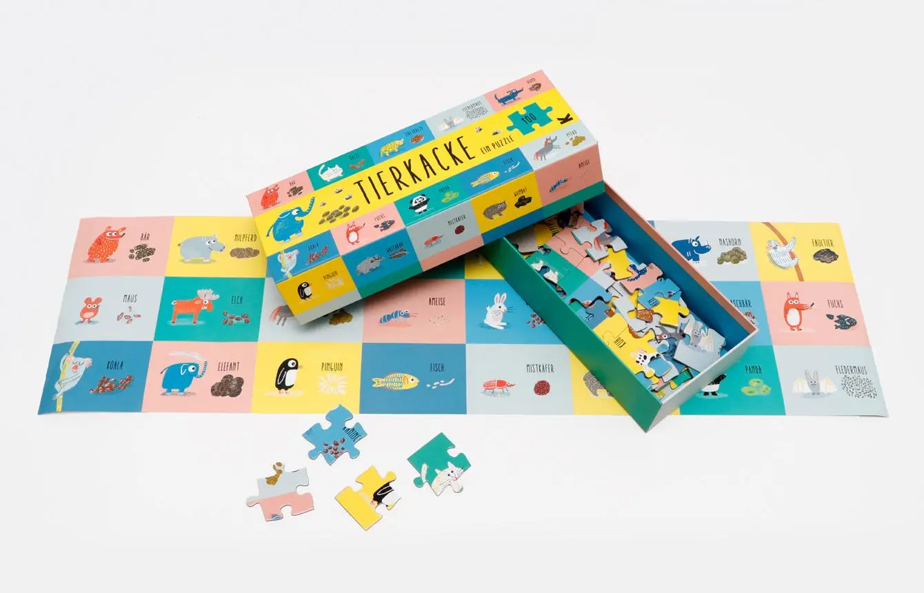Bild: 9783962442446 | Tierkacke | Ein Puzzle | Aidan Onn (u. a.) | Spiel | 100 S. | Deutsch
