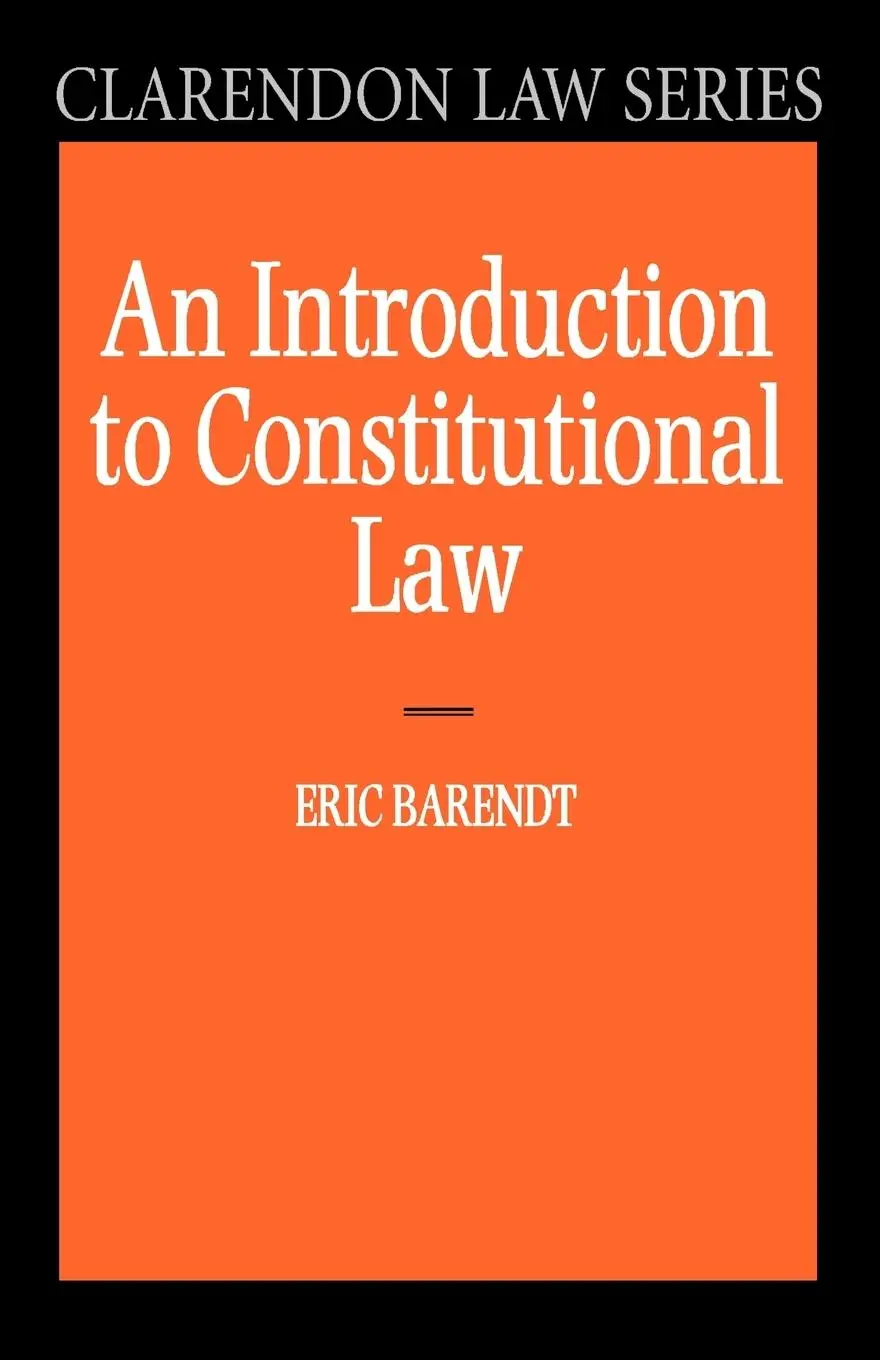 Cover: 9780198762546 | An Introduction to Constitutional Law | E. M. Barendt (u. a.) | Buch