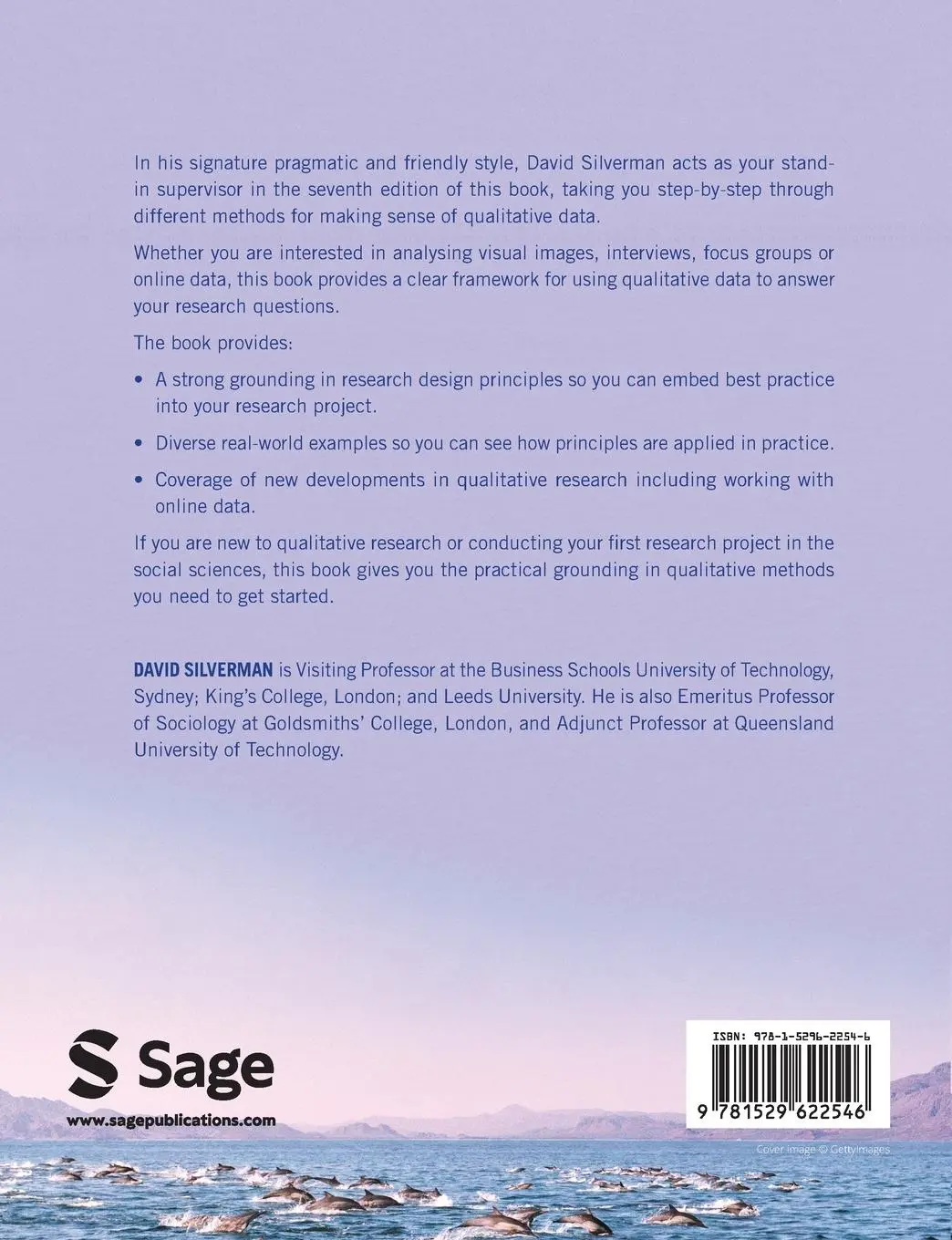 Rückseite: 9781529622546 | Interpreting Qualitative Data | David Silverman | Taschenbuch | 2024