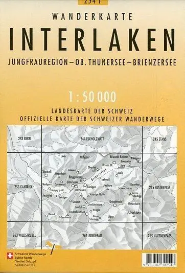 Bild: 9783302302546 | Swisstopo 1 : 50 000 Interlaken | swisstopo | (Land-)Karte | Deutsch