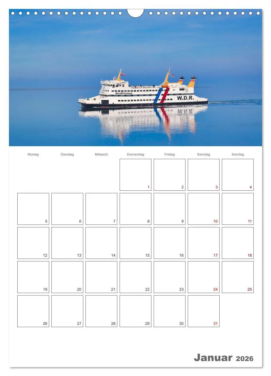 Bild: 9783516242546 | Föhr ... verliebt in die Insel (Wandkalender 2026 DIN A3 hoch),...