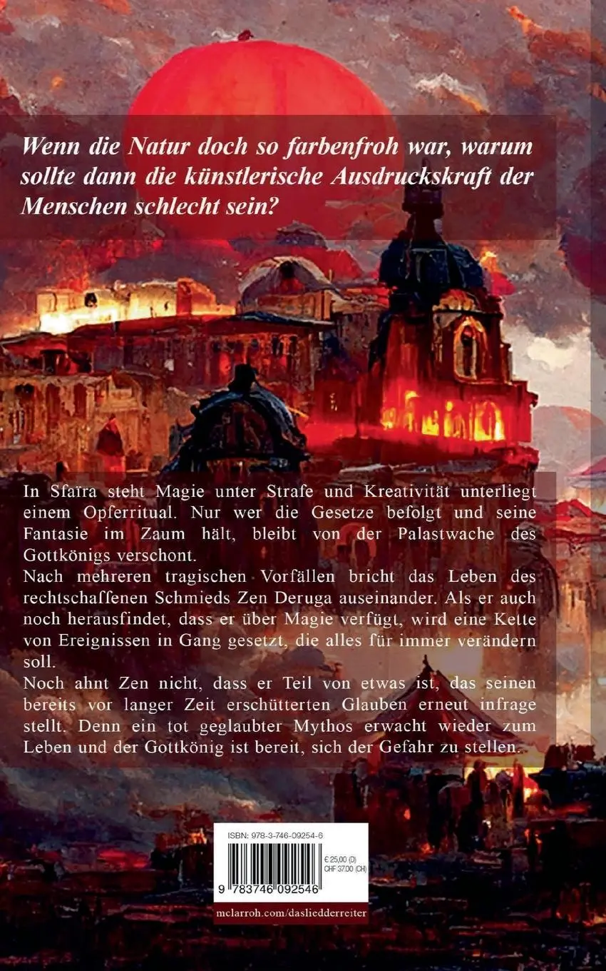 Rückseite: 9783746092546 | Das Lied der Reiter | Manel Cass. Larroh | Taschenbuch | Paperback
