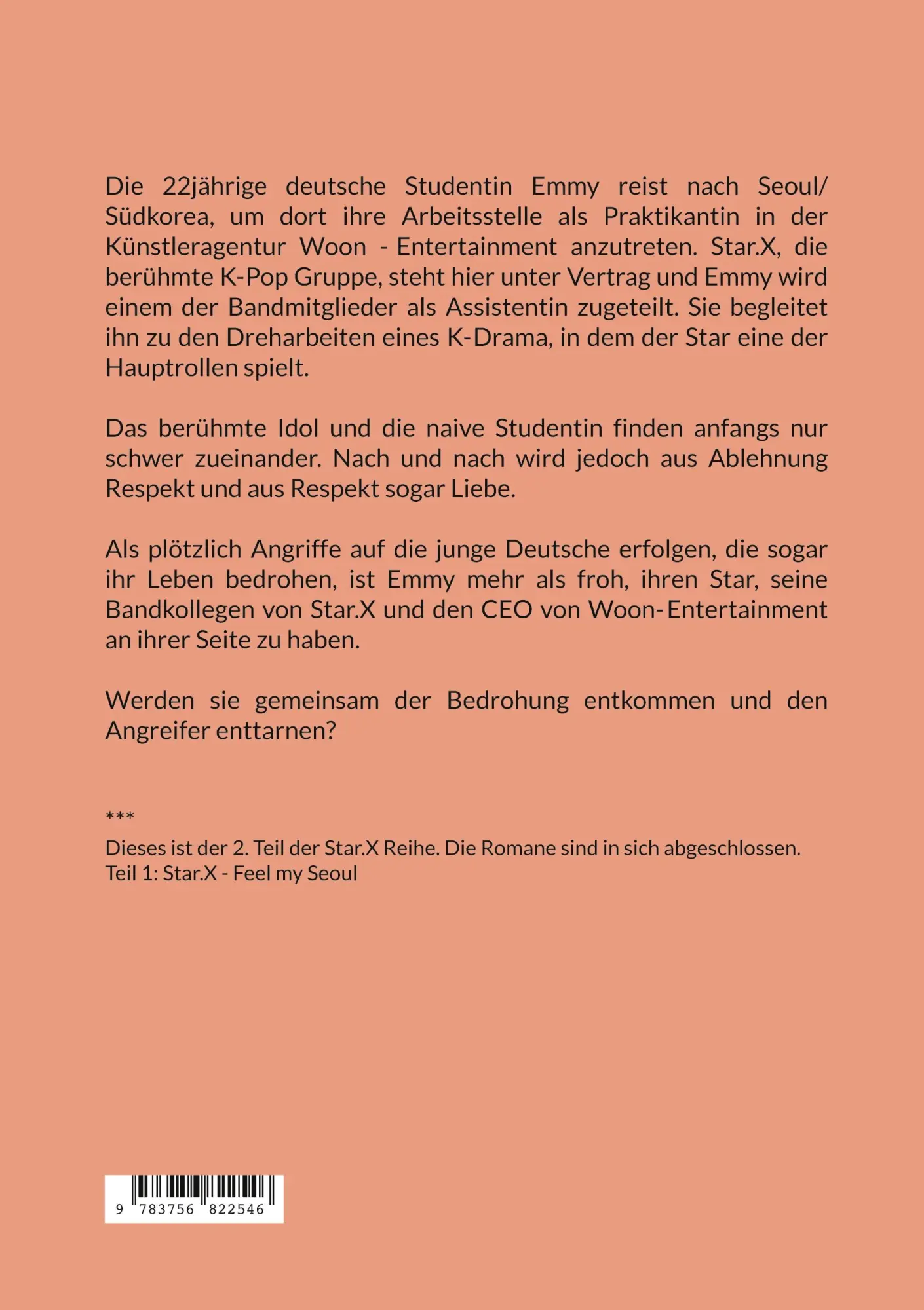 Rückseite: 9783756822546 | Star.X - Love my Seoul | Roman | Britta Wolters | Taschenbuch | 464 S.