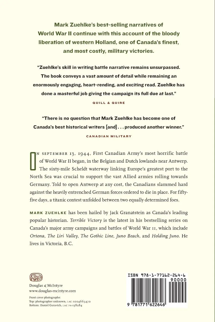 Rückseite: 9781771622646 | Terrible Victory | Mark Zuehlke | Taschenbuch | Englisch | 2020