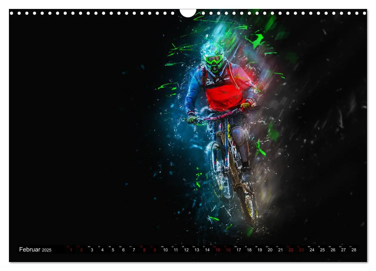 Bild: 9783435432646 | Downhill Explosion (Wandkalender 2025 DIN A3 quer), CALVENDO...