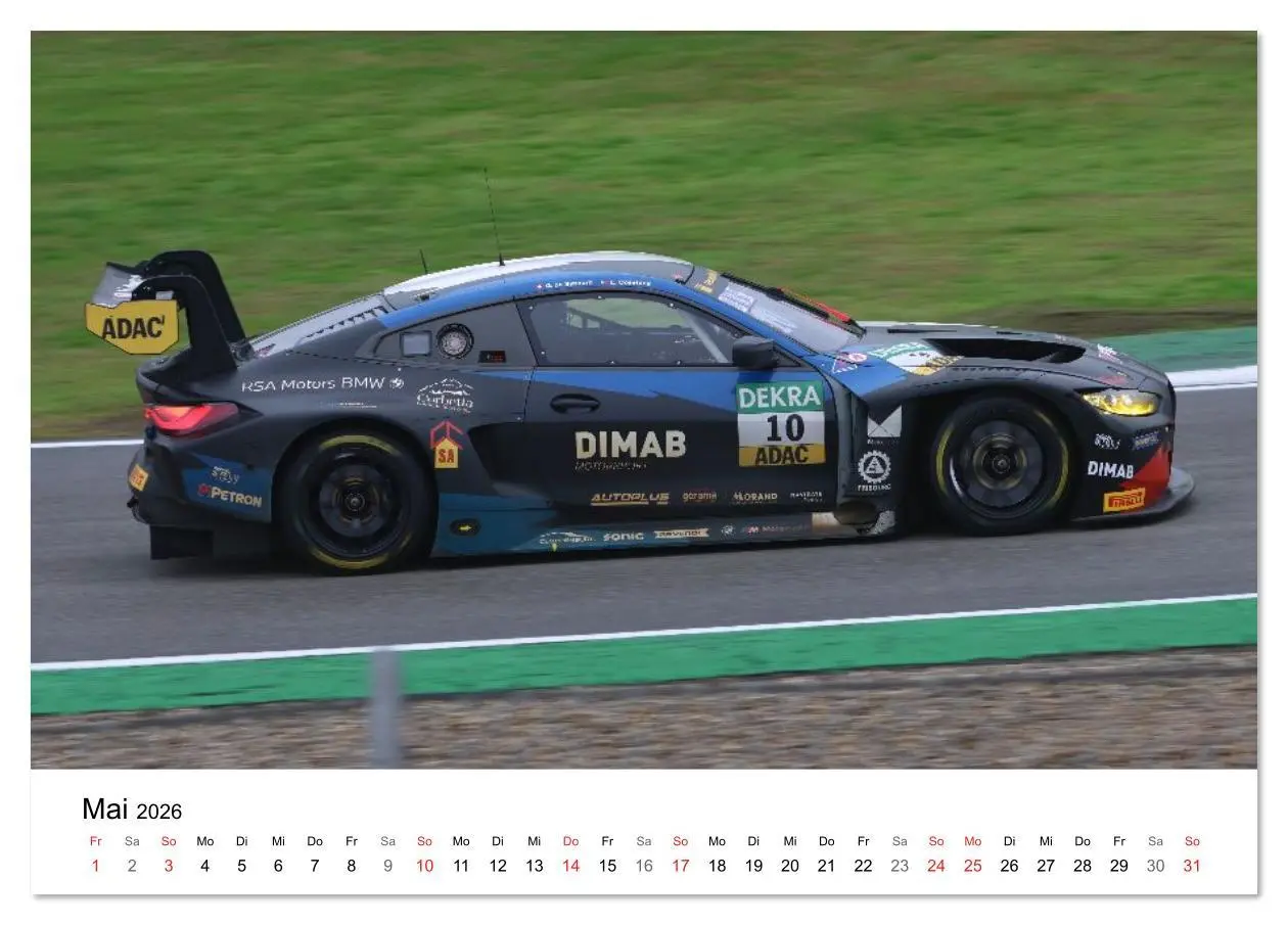 Bild: 9783516232646 | Bayerische Motoren Werke im Motorsport (Tischkalender 2026 DIN A5...