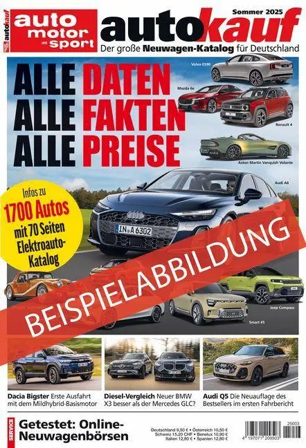 Cover: 9783613322646 | autokauf 03/2026 Sommer | Der große Neuwagen-Katalog für Deutschland