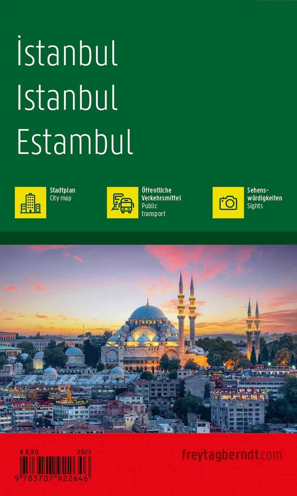 Rückseite: 9783707922646 | freytag &amp; berndt Innenstadtplan Istanbul 1:10.000 | Freytag &amp; Berndt