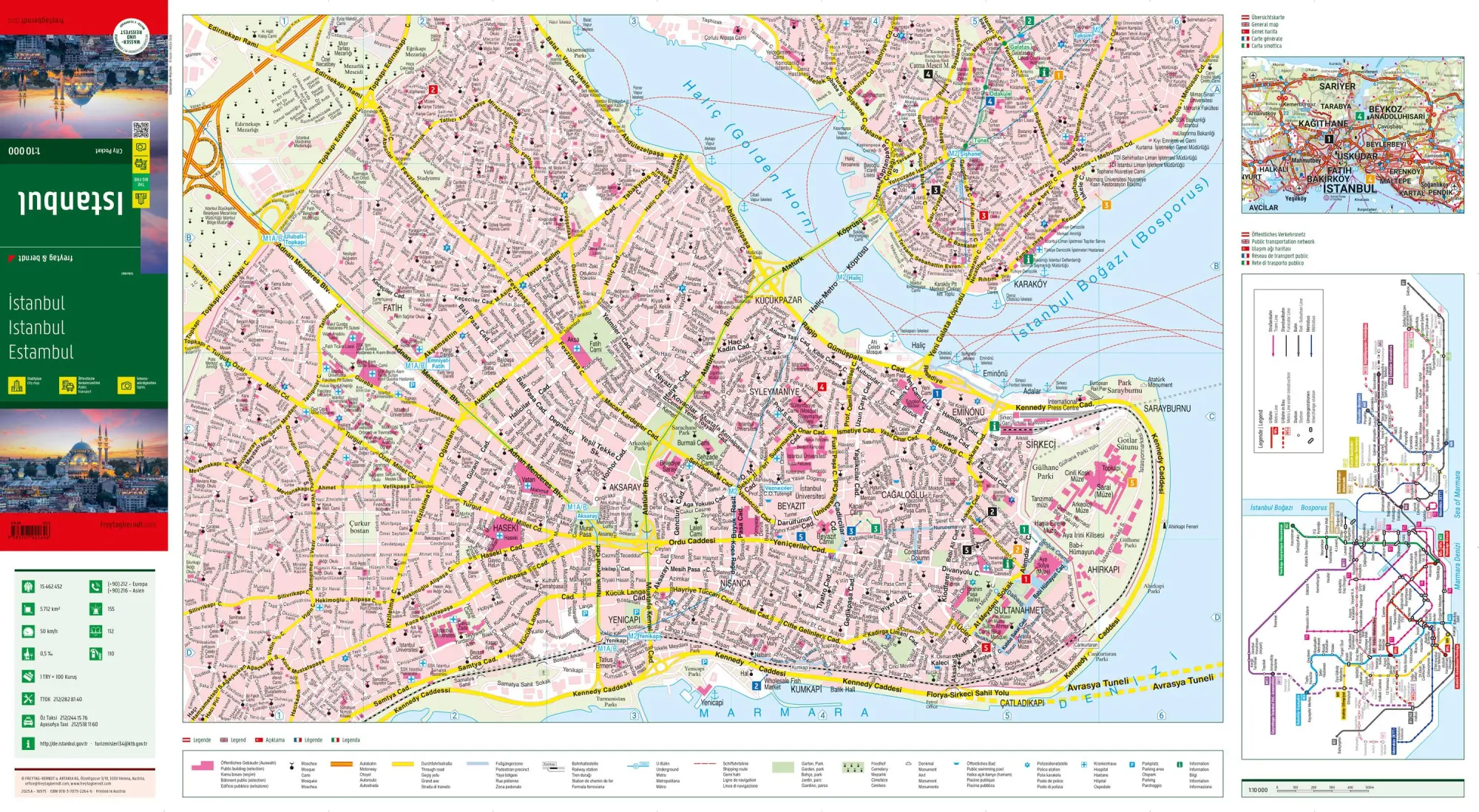Bild: 9783707922646 | freytag &amp; berndt Innenstadtplan Istanbul 1:10.000 | Freytag &amp; Berndt