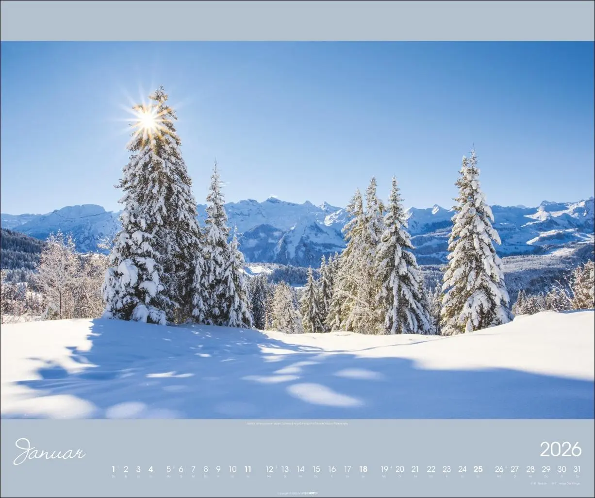 Bild: 9783839902646 | Alpen im Licht Kalender 2026 | Kalender | Spiralbindung | 14 S. | 2026