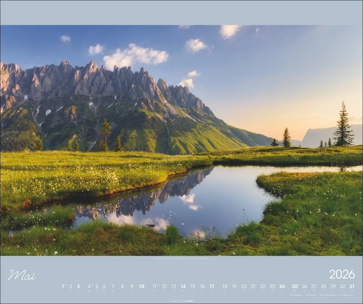 Bild: 9783839902646 | Alpen im Licht Kalender 2026 | Kalender | Spiralbindung | 14 S. | 2026