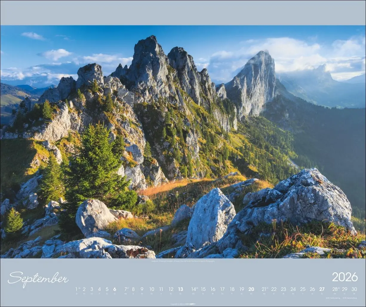 Bild: 9783839902646 | Alpen im Licht Kalender 2026 | Kalender | Spiralbindung | 14 S. | 2026