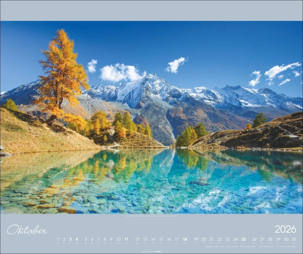 Bild: 9783839902646 | Alpen im Licht Kalender 2026 | Kalender | Spiralbindung | 14 S. | 2026
