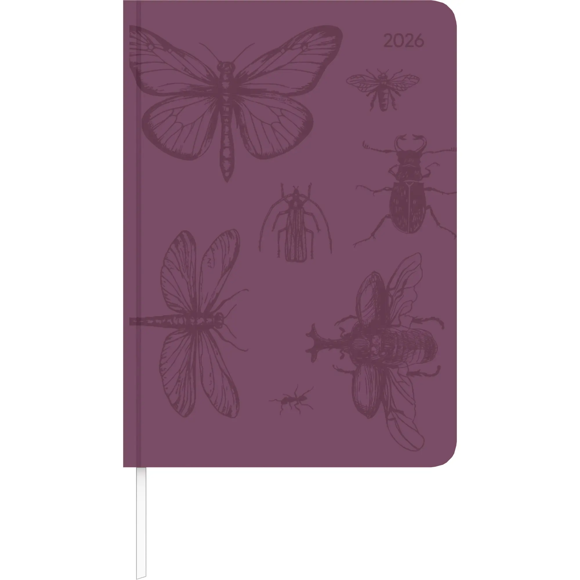 Cover: 4069095002746 | Lady Journal Grande Deluxe Purple 2025 - Taschen-Kalender A5 (15x21...