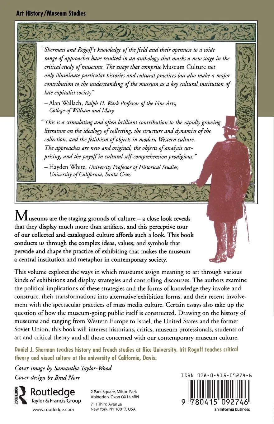 Rückseite: 9780415092746 | Museum Culture | Histories, Discourses, Spectacles | Rogoff (u. a.)