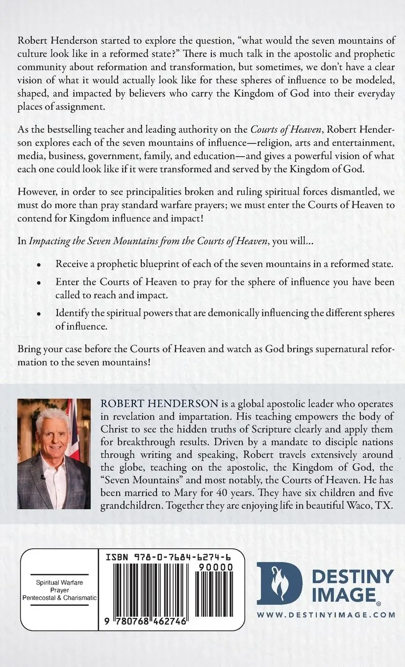 Rückseite: 9780768462746 | Impacting the Seven Mountains from the Courts of Heaven | Henderson