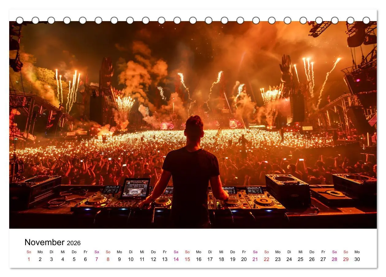 Bild: 9783457372746 | Festival Time (Tischkalender 2026 DIN A5 quer), CALVENDO...