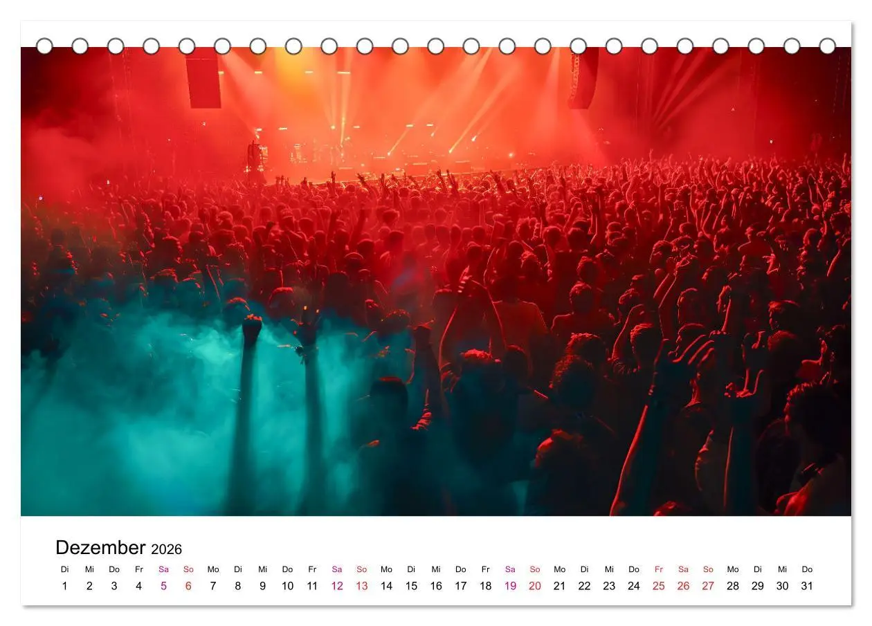 Bild: 9783457372746 | Festival Time (Tischkalender 2026 DIN A5 quer), CALVENDO...
