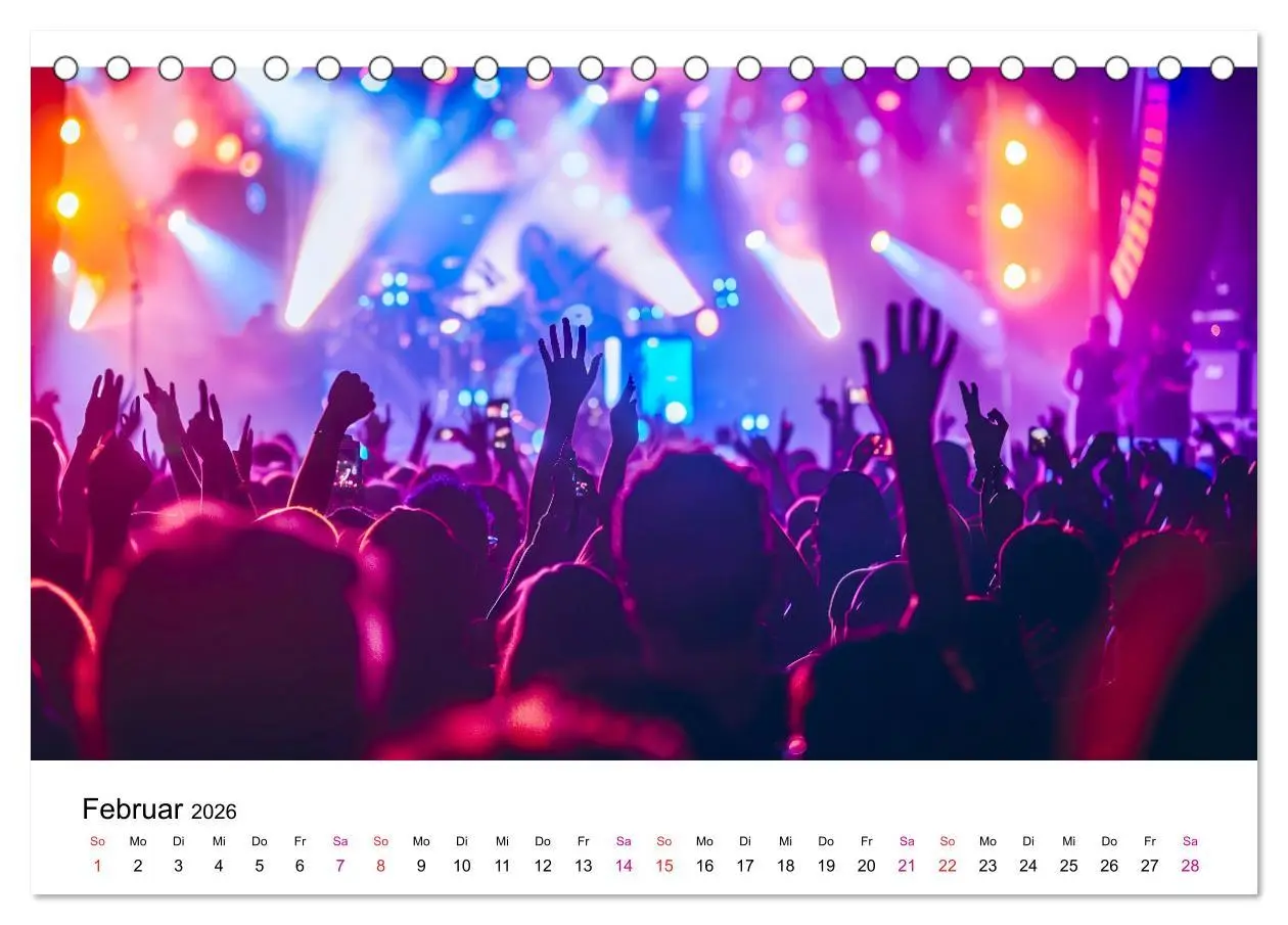 Bild: 9783457372746 | Festival Time (Tischkalender 2026 DIN A5 quer), CALVENDO...