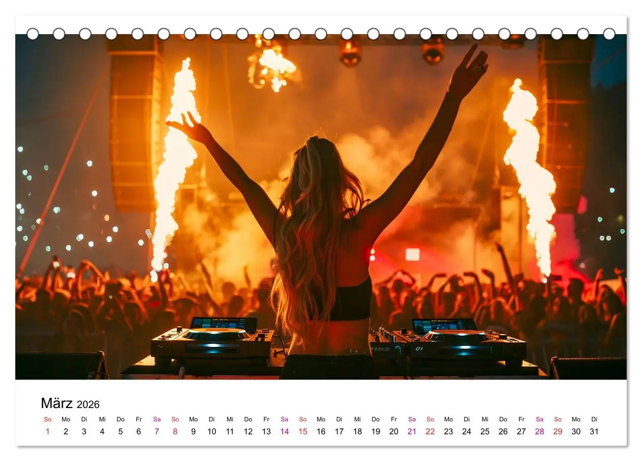 Bild: 9783457372746 | Festival Time (Tischkalender 2026 DIN A5 quer), CALVENDO...