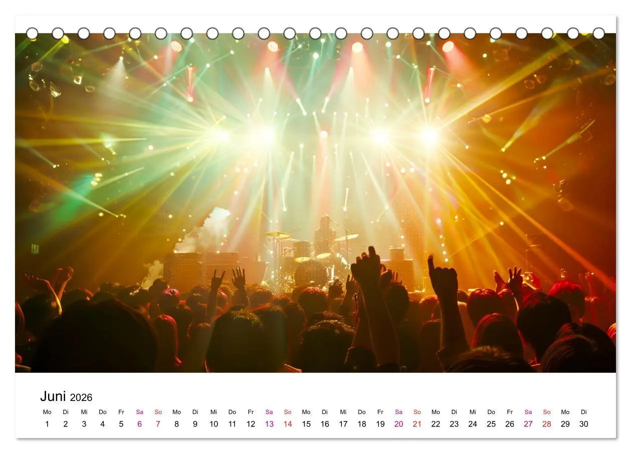 Bild: 9783457372746 | Festival Time (Tischkalender 2026 DIN A5 quer), CALVENDO...