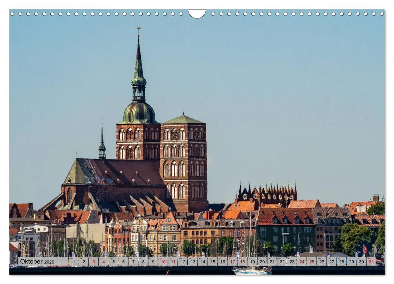 Bild: 9783457822746 | Stralsunder Impressionen (Wandkalender 2026 DIN A3 quer), CALVENDO...