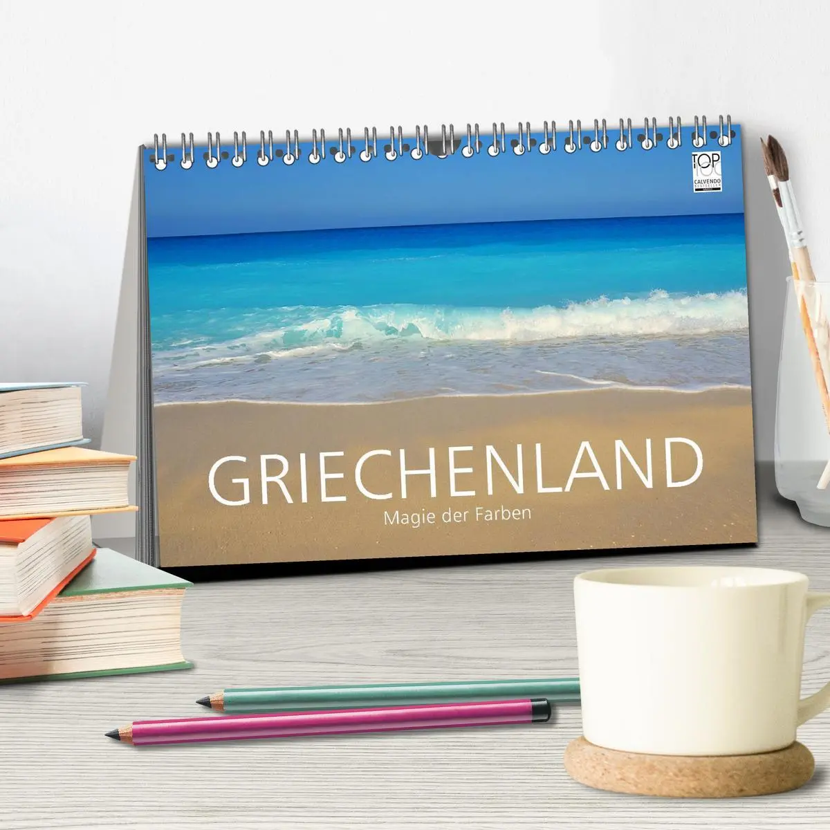 Bild: 9783457992746 | Griechenland - Magie der Farben (Tischkalender 2026 DIN A5 quer),...