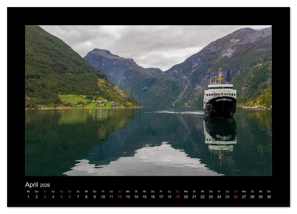 Bild: 9783516082746 | Traumhaftes Skandinavien (Wandkalender 2026 DIN A4 quer), CALVENDO...